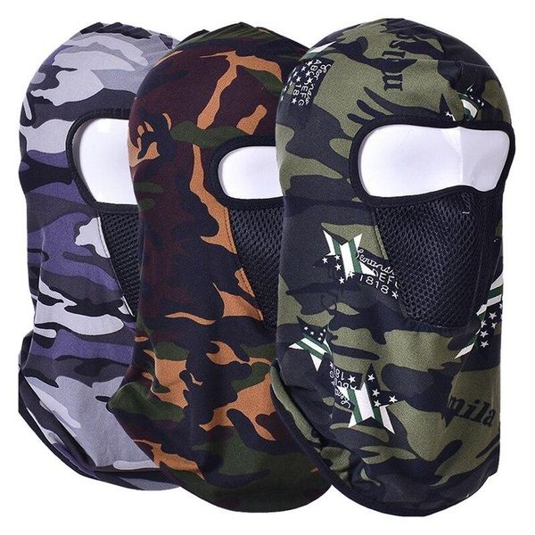 

outdoor windproof motorcycle cycling winter full face cover scarf hat riding running hiking fishing ski snow fleece caps & masks, Black