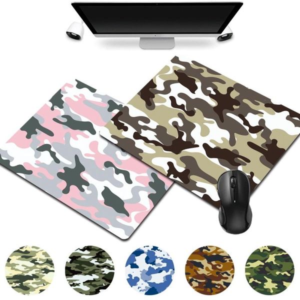 

mouse pads & wrist rests gaming mat home office computer mousepad small 25x21cm waterproof smooth camouflage pattern print seri