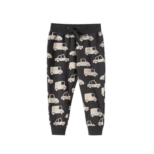 

trousers qnpqyx boys long pants with cars print fashion children's sweatpants drawstring kids bottom boy clothes, Blue