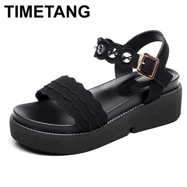 

shoes women sandals gladiator woman high heel ladies with heels flat platform sandal sandalias mujer, Black