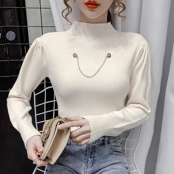 

full blouse women solid lantern sleeve blusas womens and blouses white black apricot 368 women's & shirts