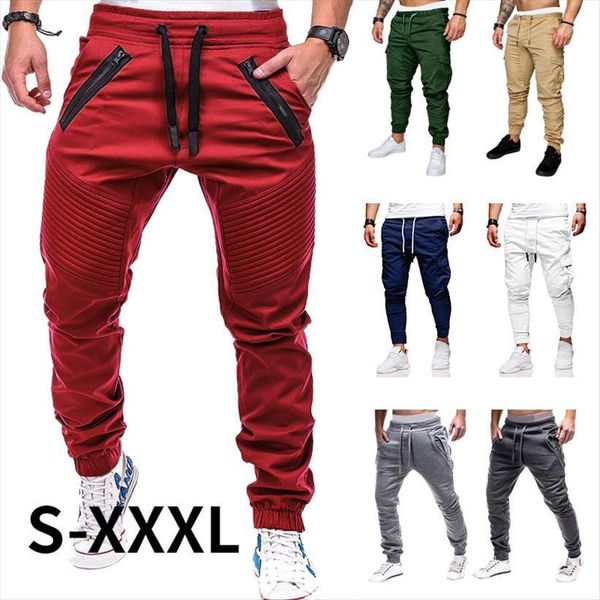 

cargo casual solid multi women pant pocket trousers plus size joggers sweatpants male cool sport dropshipping, Black