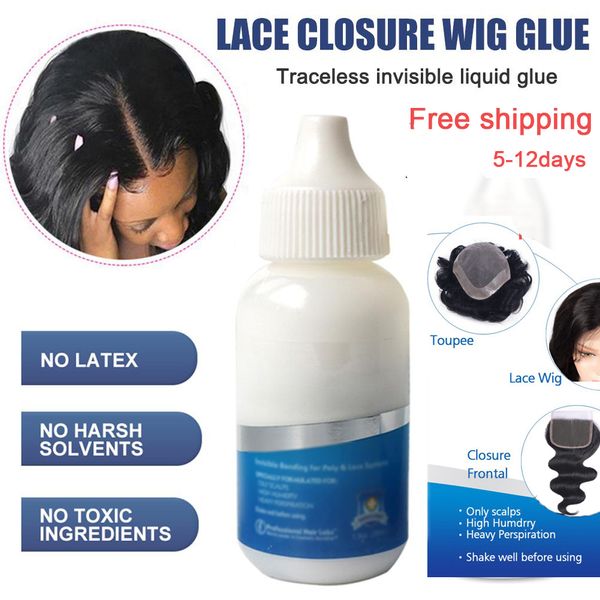 38ml Hot Saling Brand Lace Wig Glue Cap Toupee Glue/Buy 55pcs Get 1 PC Free/FedEx/4-12days chegará