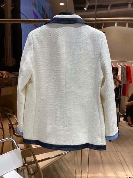 

women's jackets the 2021 coarse imitation big coat lapels 0826, Black;brown