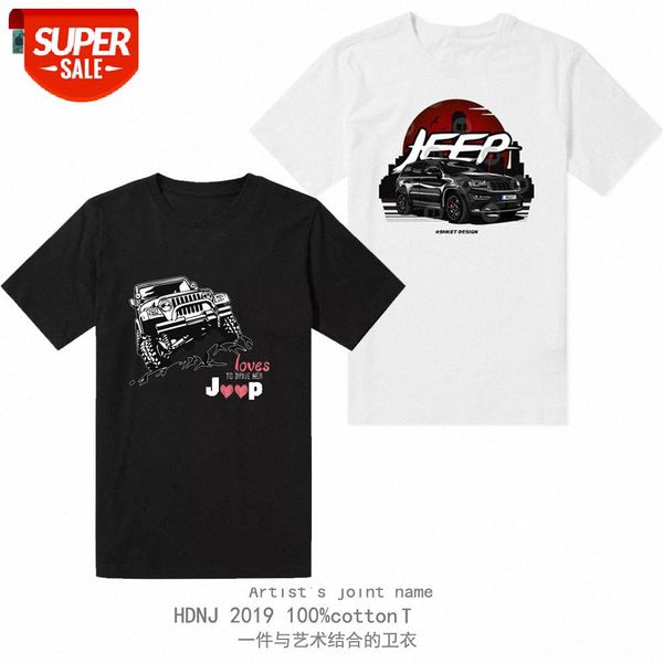 

wrangler liberty light grand cherokee guide off-road car short sleeve t-shirt men and women #x39n, Black