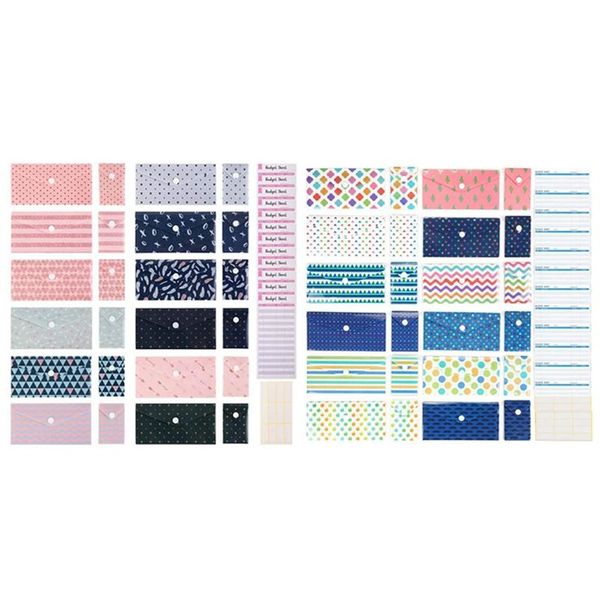 

gift wrap 48pcs money envelopes cash budget wallet envelope system waterproof reusable