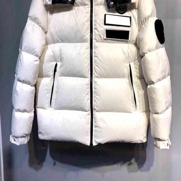 

Men's Down & Parkas Mens MAYA Designer Jacket france brand Coat Hooded Outerwear Waterproof Women Windbreaker Thick Clothing Casual 2color NVZD, Black