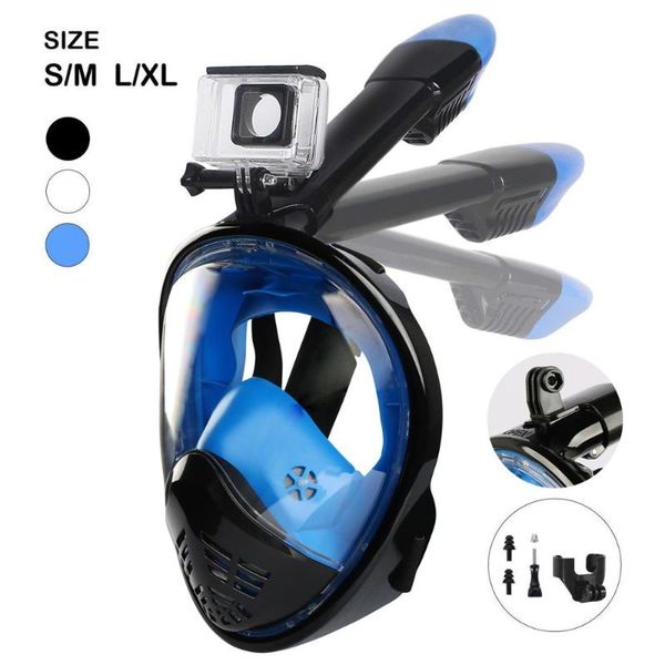 generation scuba diving mask underwater anti fog full face snorkeling women men kids swimming snorkel equipment masks