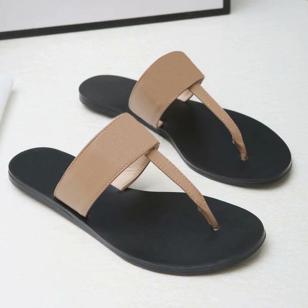 

2021 design fashion women flip flops slippers flat shoes ladies comfortable slipper sandals, Black