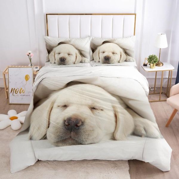 

bedding sets 2021 pet dog quilt cover 3d digital printing three-piece four-piece