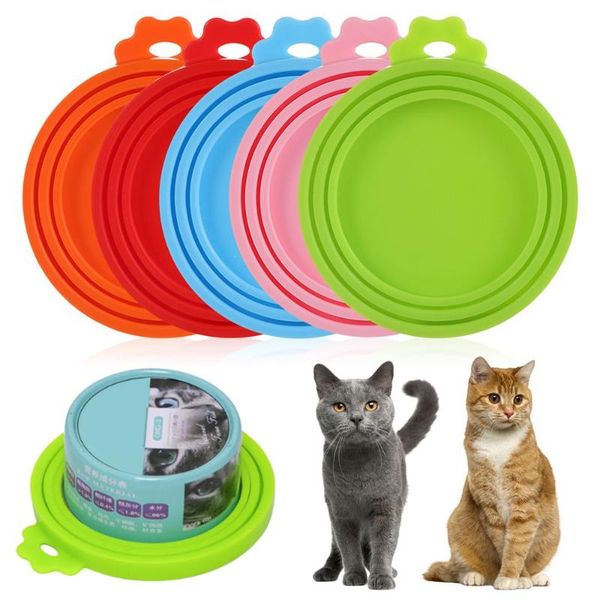 

kitchen storage & organization 3 in 1 silicone can lid food tin cover pet covers cans cap supplies box for keep fresh reusable