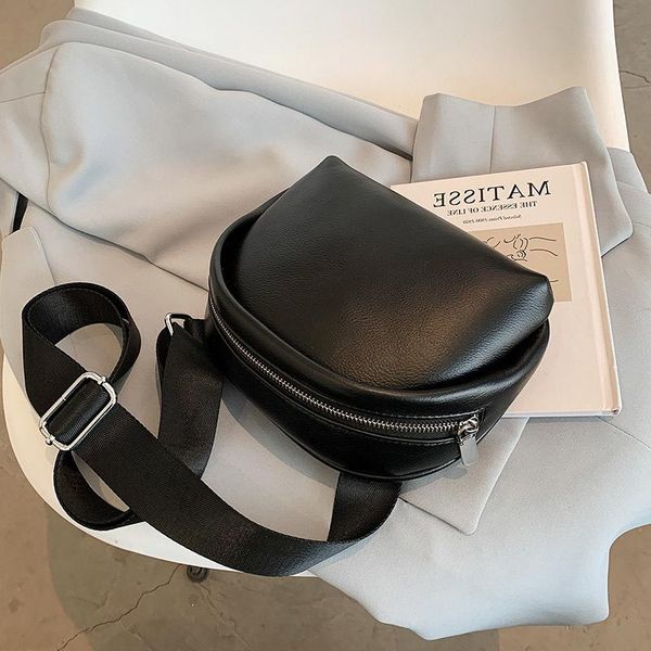 

soft leather design crossbody shoulder bags for women 2021 fashion ladies travel handbags and purses chest packs cross body