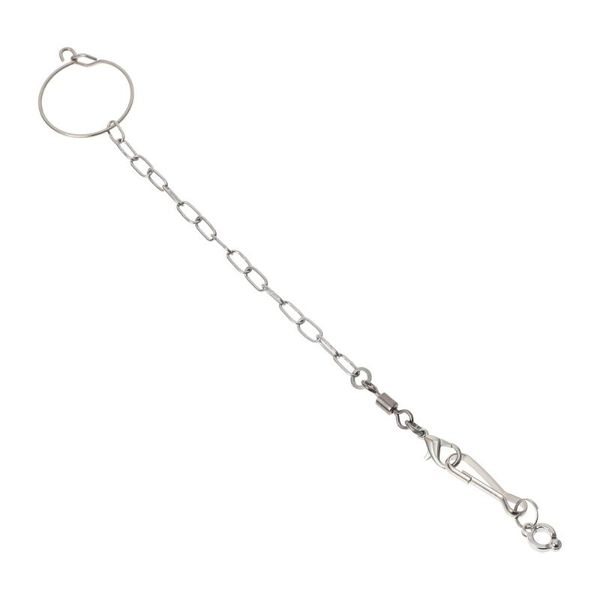 

other bird supplies 1 set of stainless steel foot lock large parrot seperated anklet chain