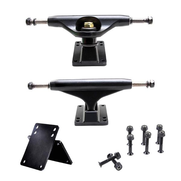

inches outdoor shockproof double rocker longboard independent bridge universal skateboard truck gasket sports aluminum alloy skateboarding