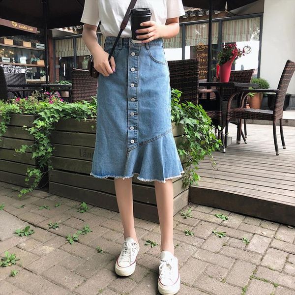 

wholesale summer selling fashion women skirts casual denim l334, Black