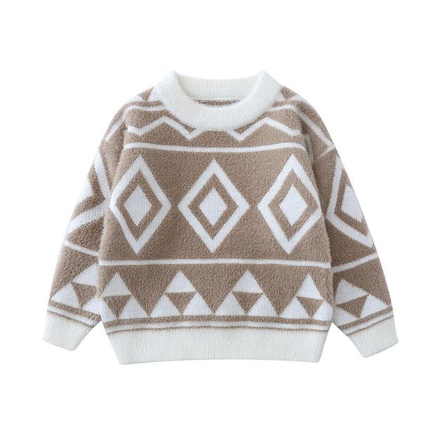 

pullover boys' sweater children's autumn models fashionable sweatshirt baby western style bottoming shirt, Blue