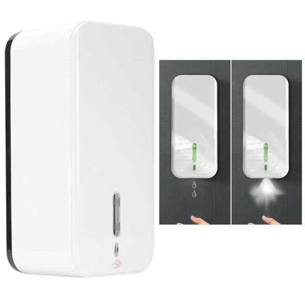 

liquid soap dispenser 1500ml automatic sensor wall mounted touchless hand washing container bottle