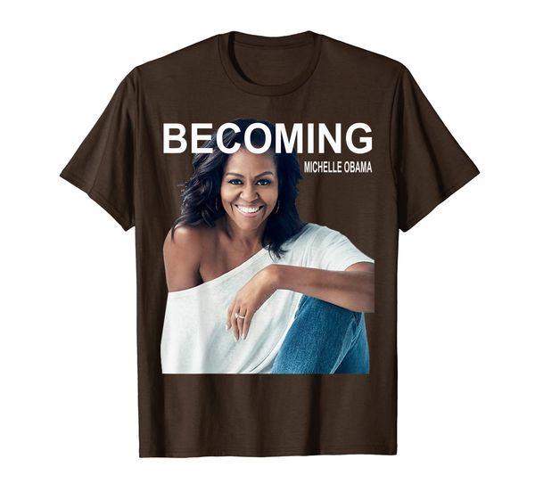 

becoming-michelle-obama t shirt, White;black