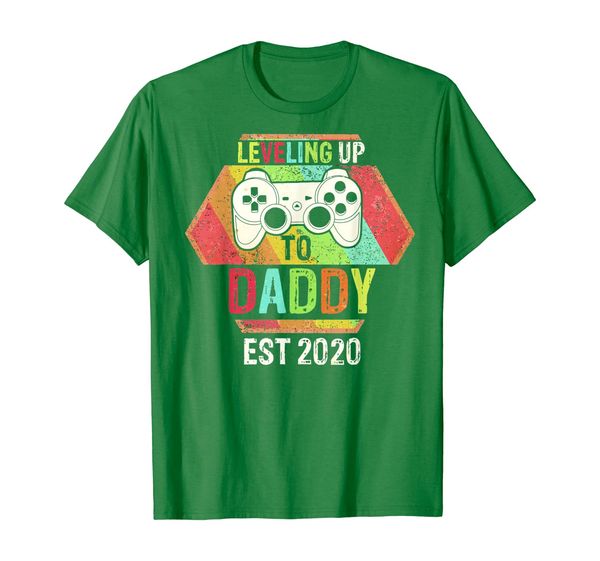 

I Leveled up to Daddy Est 2020 - Funny Vintage Retro Gamer T-Shirt, Mainly pictures