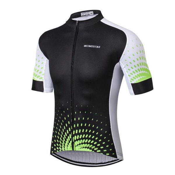 

racing sets weimostar cycling jersey men bicycle shirts riding team summer short sleeve bike clothing, Black;blue