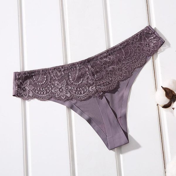 

women's panties 3pcs underwear intimate g-string cotton breathable comfortable lace hollowed out large size thong ladies briefs, Black;pink