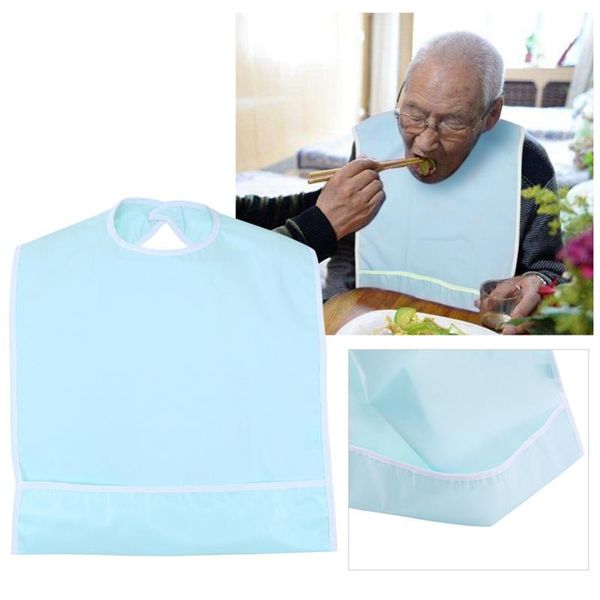 

mouth bib single pvc layer with pocket reusable special sanitary circumference for the elderly to protector clothes aprons