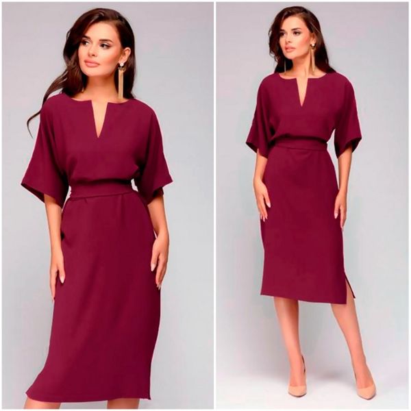 

women's casual elegant medium length dress, Black;gray