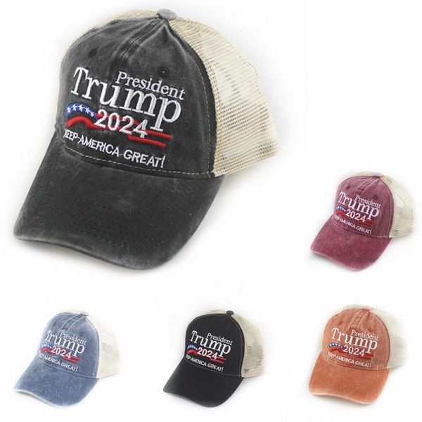 

donald trump 2024 hats usa baseball breathable caps keep america great snapback president quick dry hat 3d embroidery presidential election