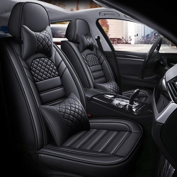 

full coverage eco-leather auto seats covers pu leather car seat for cx3 cx-3 cx5 cx-5 cx7 cx-7 2 3 bk bl 323