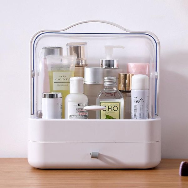 

large deskcosmetic organizer make up drawer storage makeup box plastic for bathroom boxes & bins