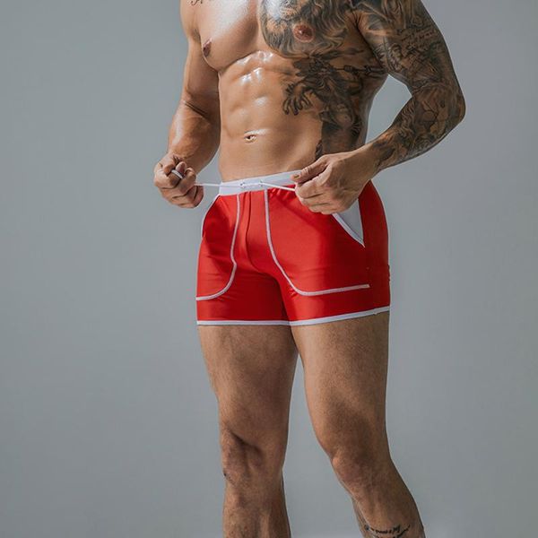 

fashion 2021 man shorts quick dry summer men beach casual swim black household pocket straps inside trunks short two-piece suits