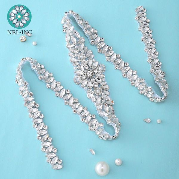 

wedding sashes (1pc) rhinestone bridal belt diamond dress accessory with crystal sash rose gold for wdd0708, White