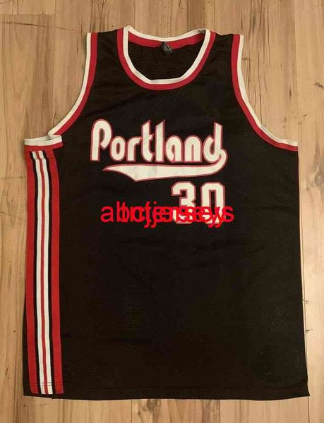 

stitched vintage rasheed wallace swingman jersey embroidery size xs-6xl custom any name number basketball jerseys, Black