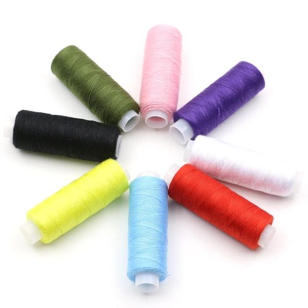 

yarn 24 color sewing hread household hand machine x, Black;white