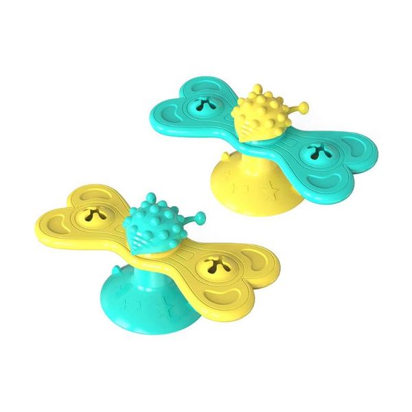

cat toys toy butterfly turning windmill for turntable funny with catnip ball toothbrush pet supplies drop