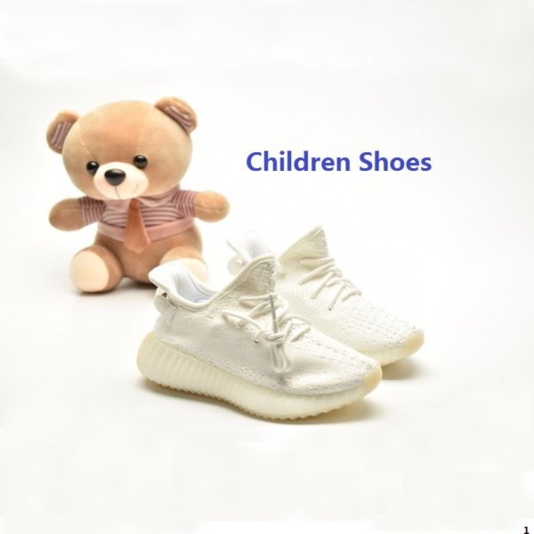 

designers kids athletic outdoor shoes breathable kaws 2021 kanye toddlers trainers clay black triple white antlia children sneakers boys gir