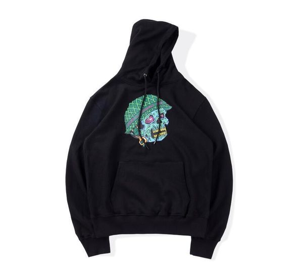 

kanye travis scott sheck same hip hop men's and women's loose hoodie, Black