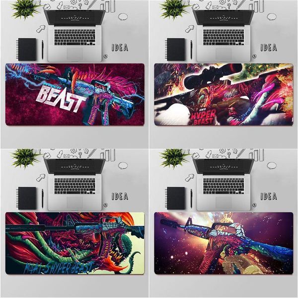 

mouse pads & wrist rests maiya hyper beast awp m4a4 csgo cs gamer play mats mousepad rubber computer gaming
