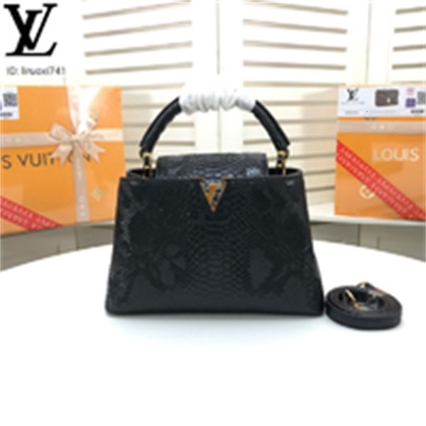 

brand designer luxury izog m94519 snake shoulder bag black women handbags iconic bags handles shoulder bags totes cross body bag clutche