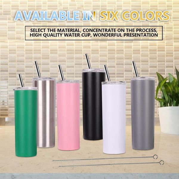 

water bottles 2oz stainless steel tumbler reusable double wall vacuum insulated travel mugs with lid coated coffee cups for beverage
