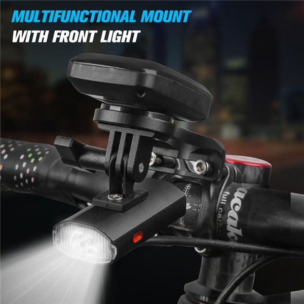

bicycle accessories usb rechargeable bike light bright 300 lumens with computer gps holder headlight lights