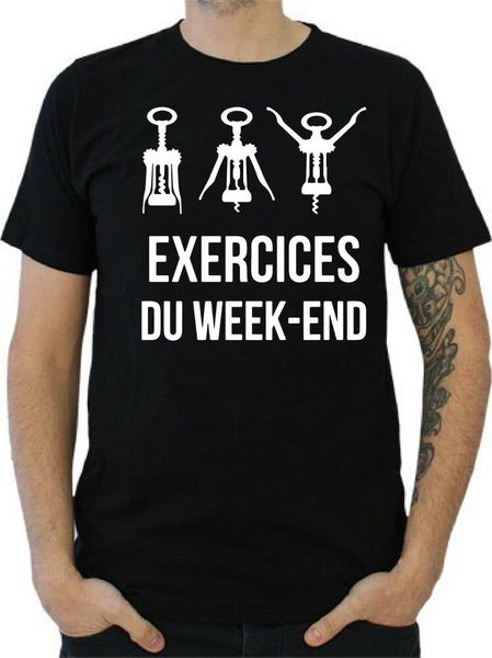 

mens t-shirt exercises weekend, White;black