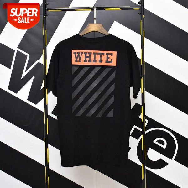 

white orange zebra stripes print loose short sleeve cross-border #746d, White;black