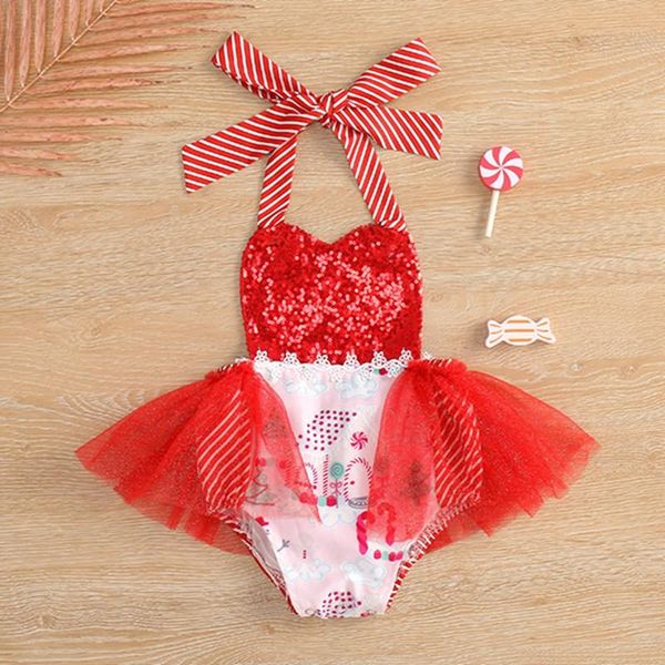 

jumpsuits 0-24m baby girls candy print short romper sleeveless sweetheart neck halter summer jumpsuit for born, Blue
