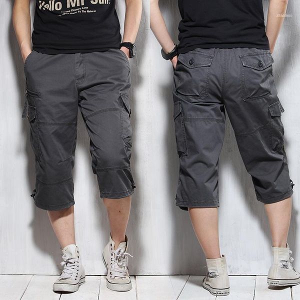 

mens soldiers cargo men's shorts army tactical joggers men cotton loose casual short pants plus size 5xl1, White;black