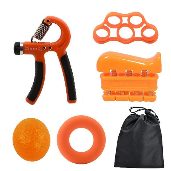 

hand grips 5pc/set grip strengthener set wrist finger forearm exercise for power rehabilit trainer