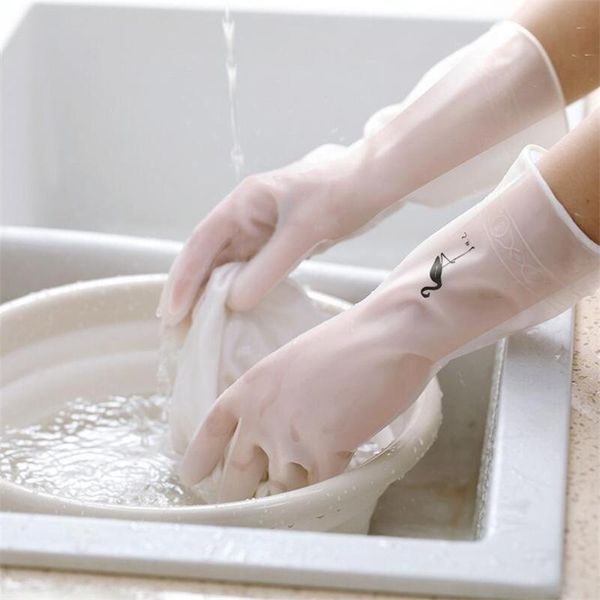 

kitchen dish washing gloves household dishwashing rubber clothes dishes disposable
