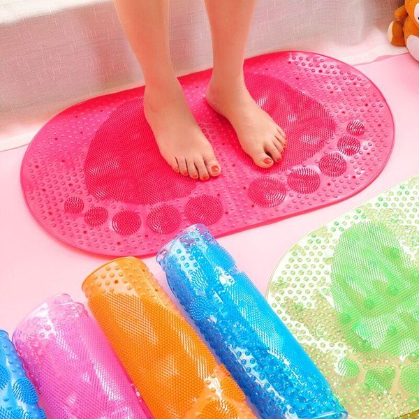 

cushion/decorative pillow bathroom rug non-slip bath mats floor mat 70*38cm transparent foot pad pvc pads accessory