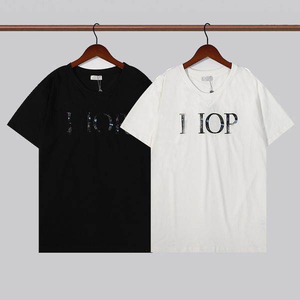 

2022ss new mens stylist t shirt men s clothing 3d summer tshirt hip-hop women s short sleeve luxurys designer clothes lady casual tee01, White;black