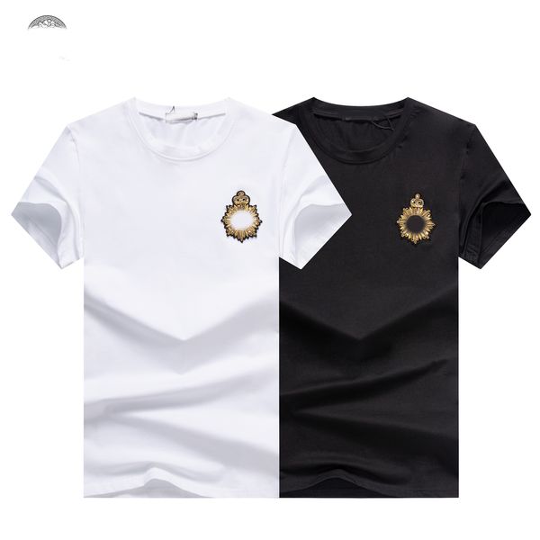 

2022 spring and summer new men's t shirt bag letter print cotton casual short sleeve men and women same style m-3xl 034, White;black